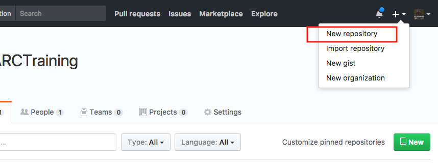 Creating a Repository on GitHub (Step 1)